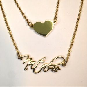 💛 *New* Natalie choker heart necklace